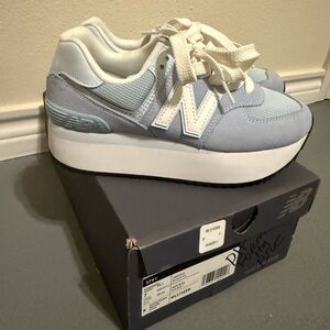 New Balance Light Blue Sneakers